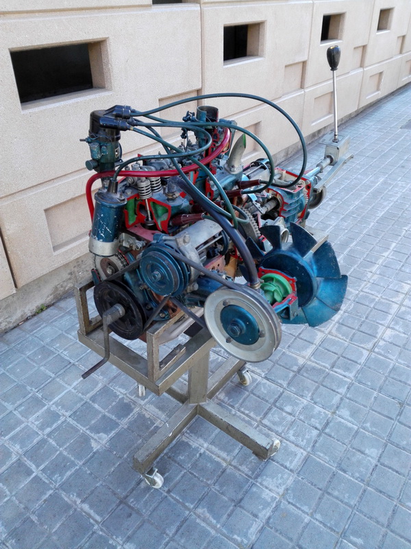 motor coche autoescuela seat 600 func manivela mov 118x128x62-80 1u